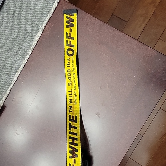 Off-white industrial belt yellow - Picture 2 of 4